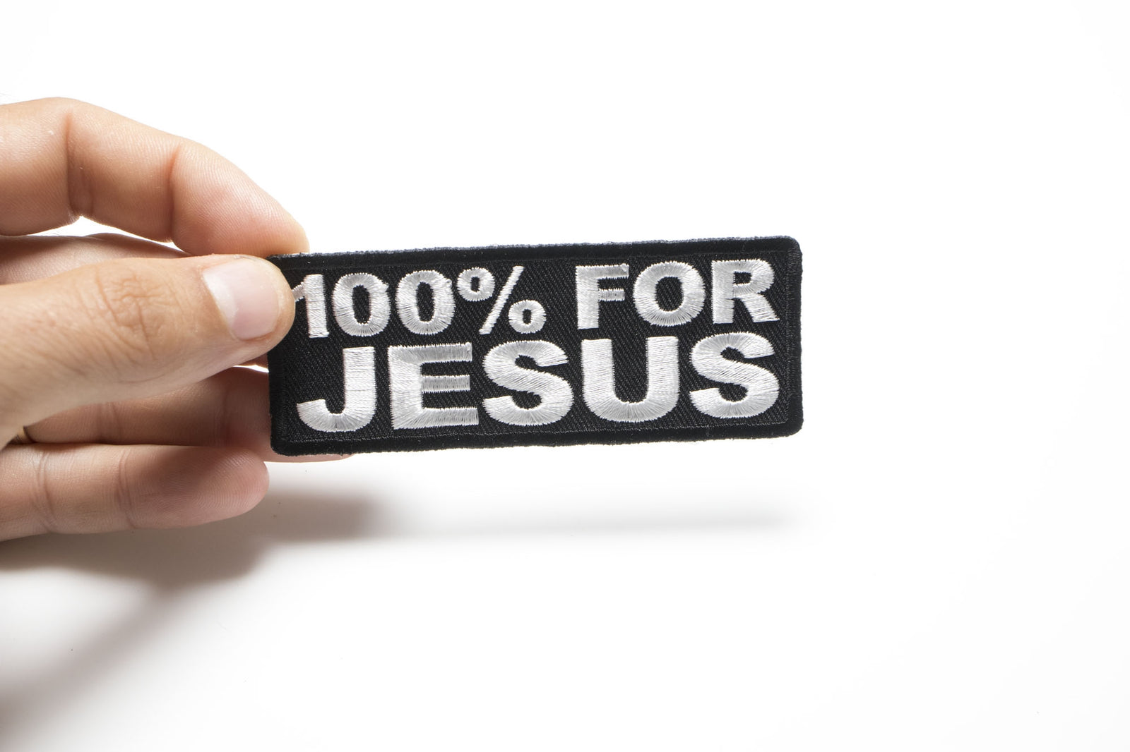 100 Percent for Jesus Embroidered Patch product image 4