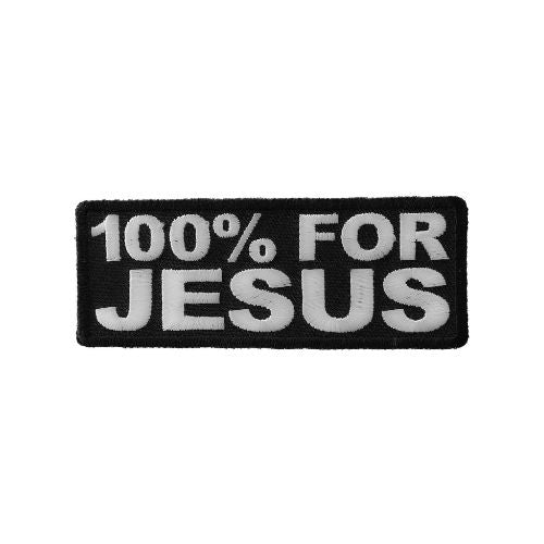 100 Percent for Jesus Embroidered Patch product image 1