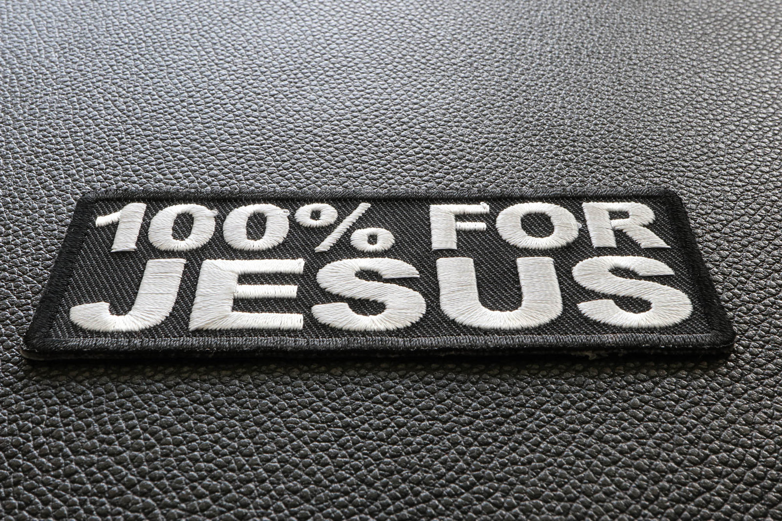 100 Percent for Jesus Embroidered Patch product image 3
