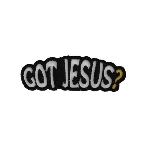 Got Jesus Patch - Perfect for Jackets, Vests, and Gear ( 3 x 2  inches )