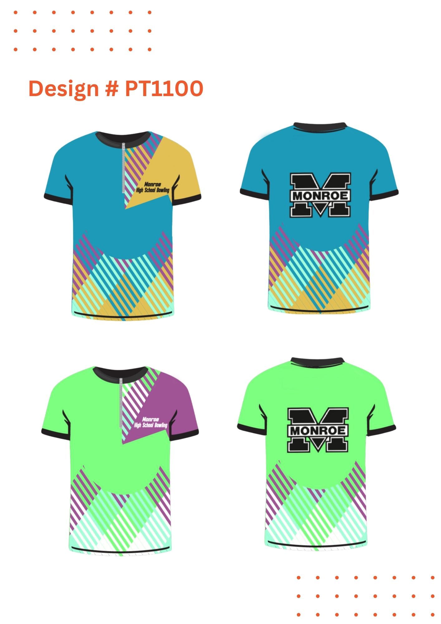 Custom Bowling Jersey Mockups