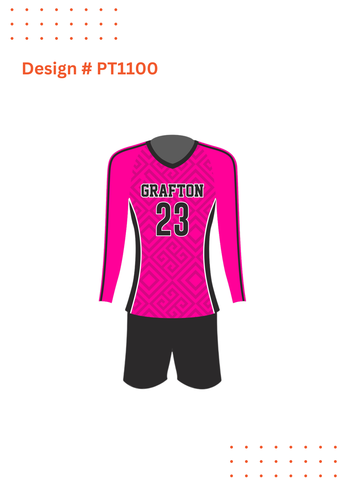 Custom Volleyball Uniform Mockups