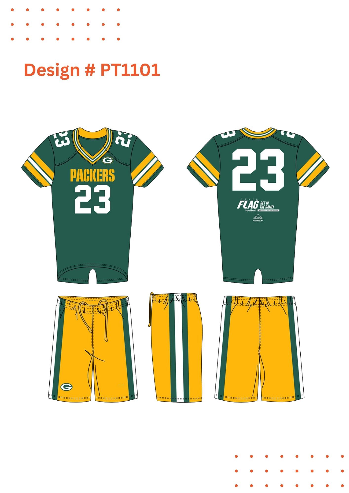 Custom Football Uniform Mockups