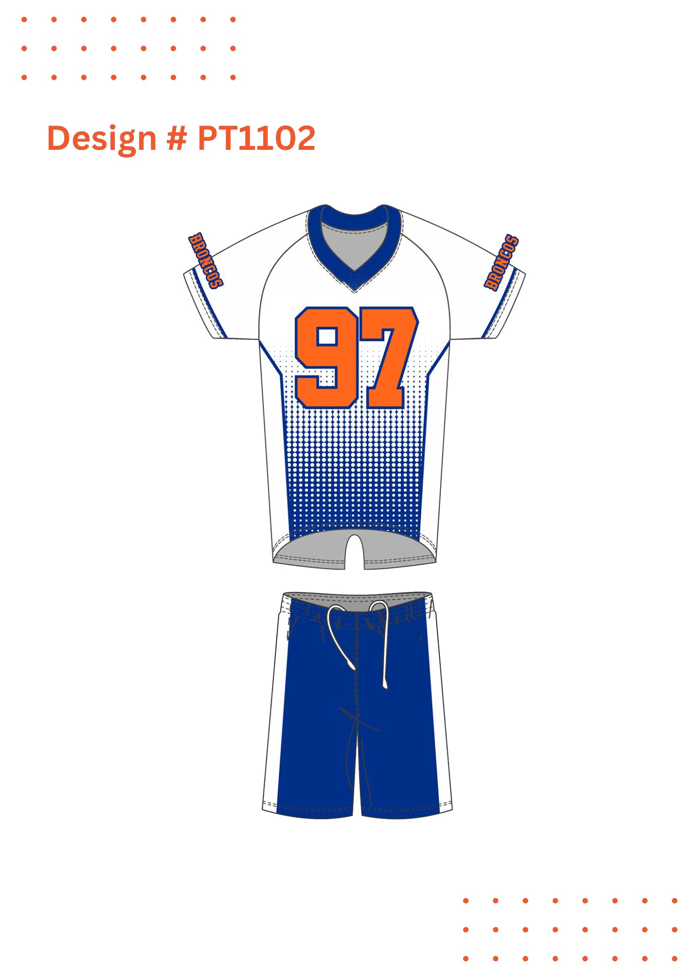 Custom Flag Football Jersey Mockups