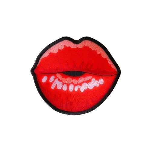 Lips Blowing a Kiss Embroidered Patch product image 1