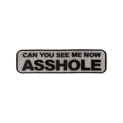 Can You See Me Now Reflective Embroidered Patch