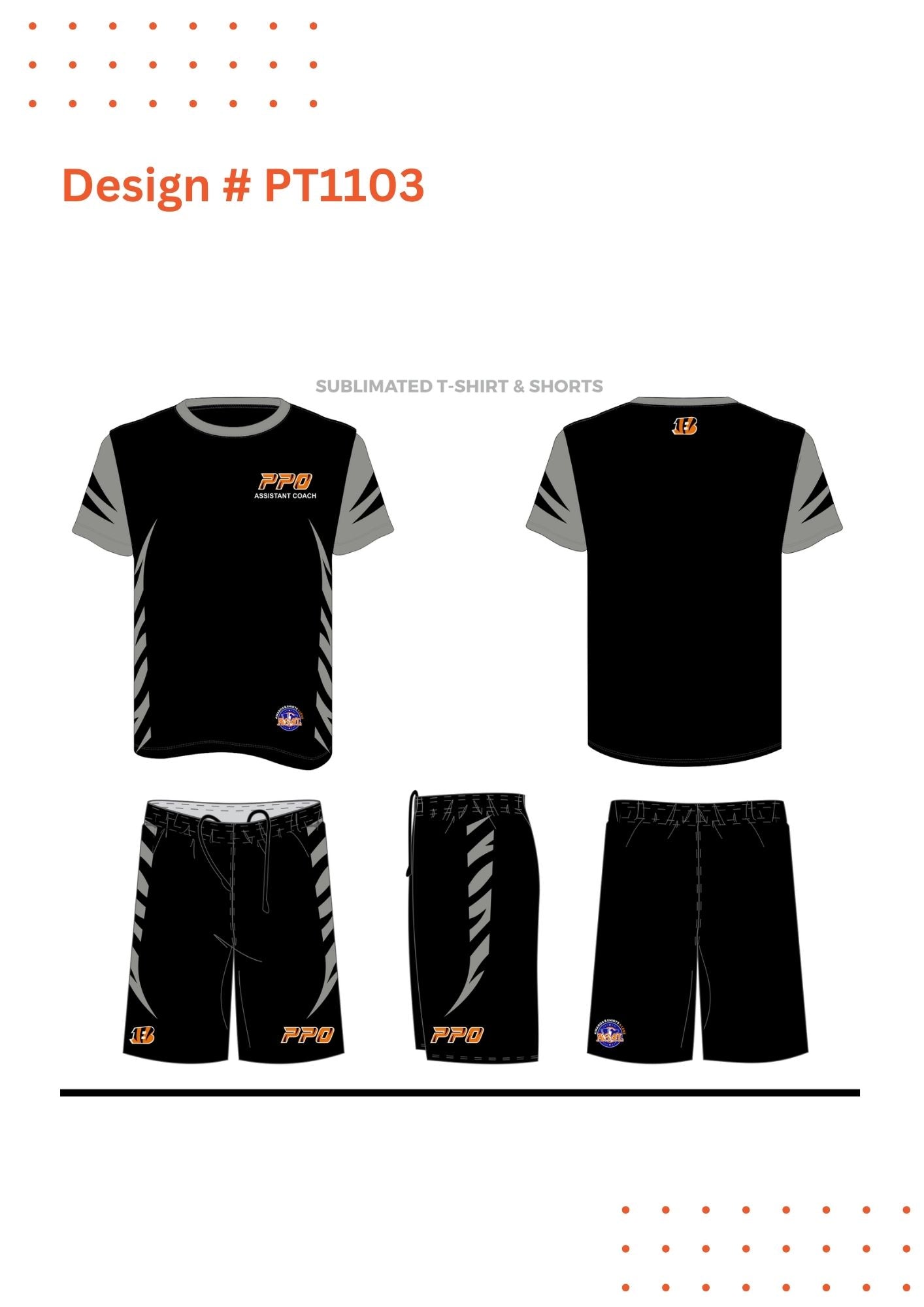 Custom Coach Polo Shirts – Mockup Design