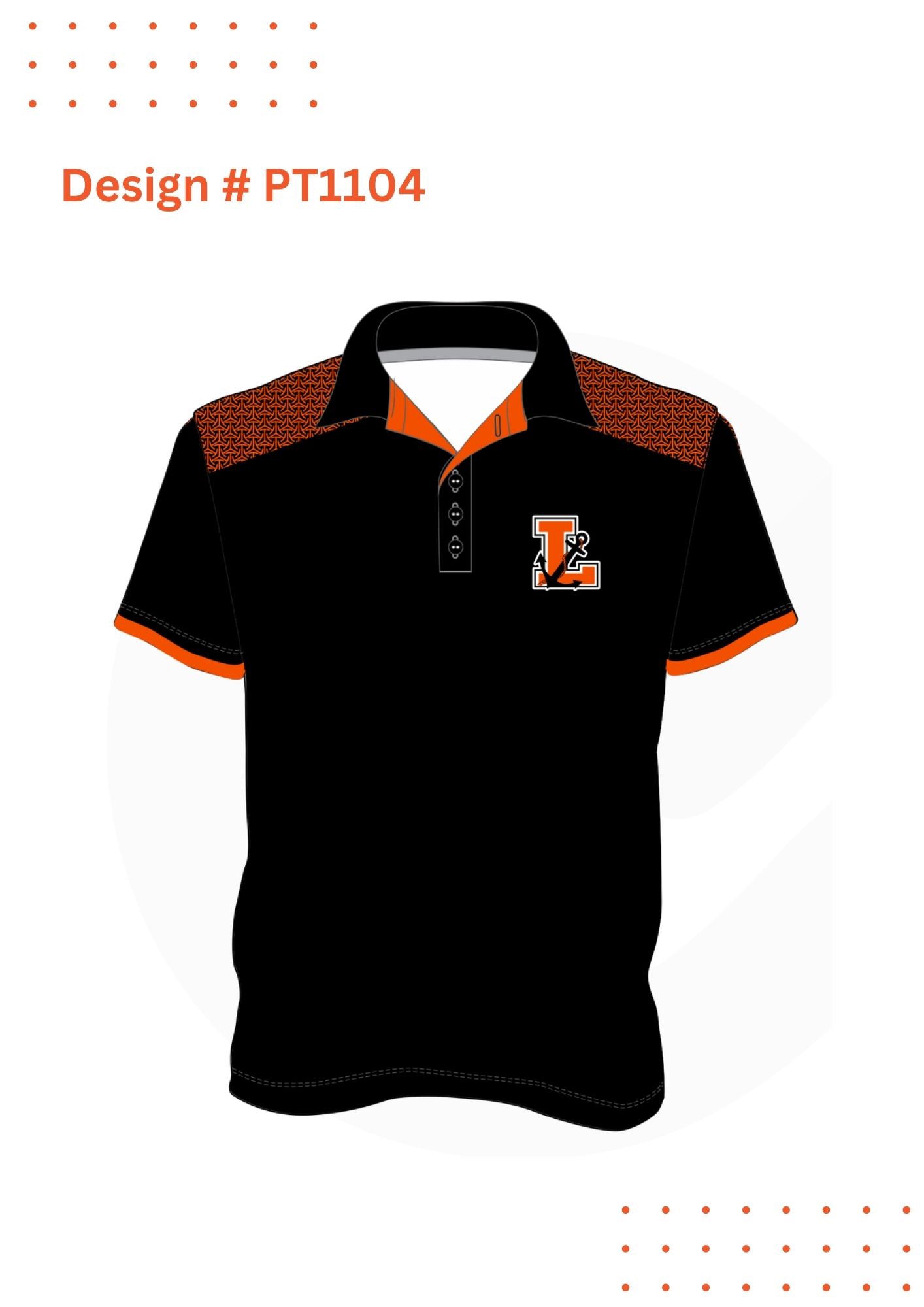 Custom Coach Polo Shirts – Mockup Design
