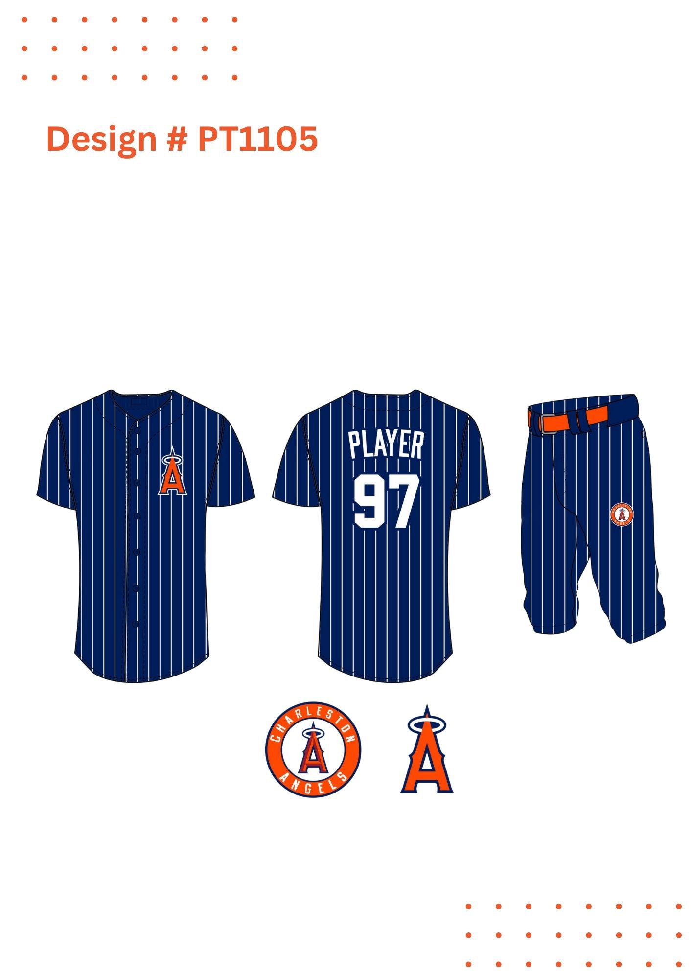 Custom Baseball Kit Design Mockup – Fully Customizable