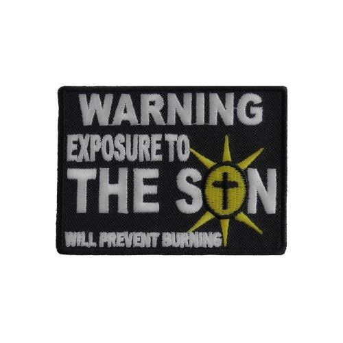 Exposure to the Son Patch - A Meaningful Christian Patch (  3x2  inches )