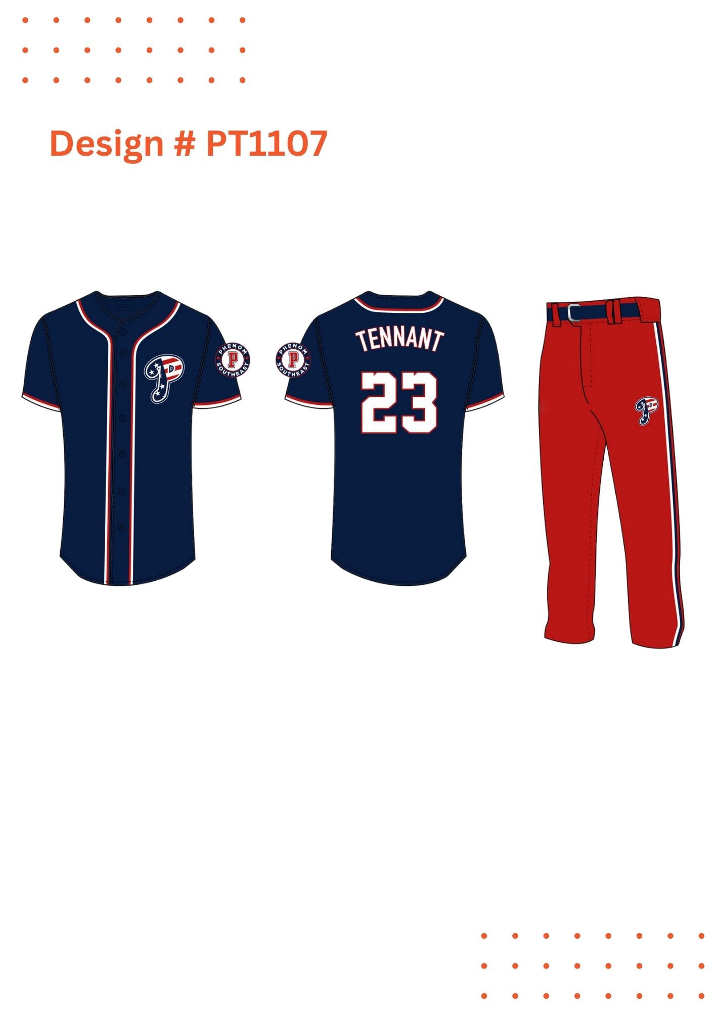 Custom Baseball Kit Design Mockup – Fully Customizable