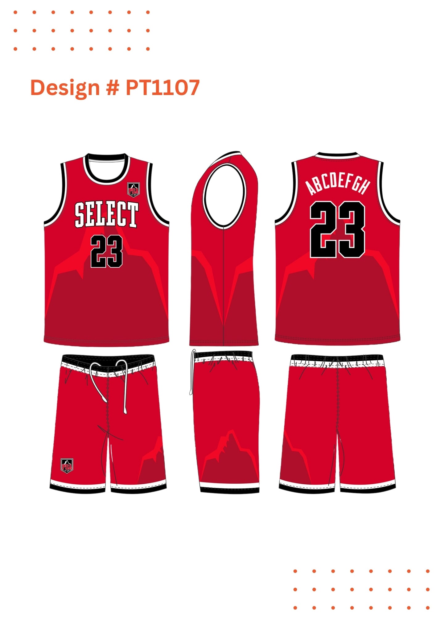 Custom Basketball Uniforms – Mockup Designs