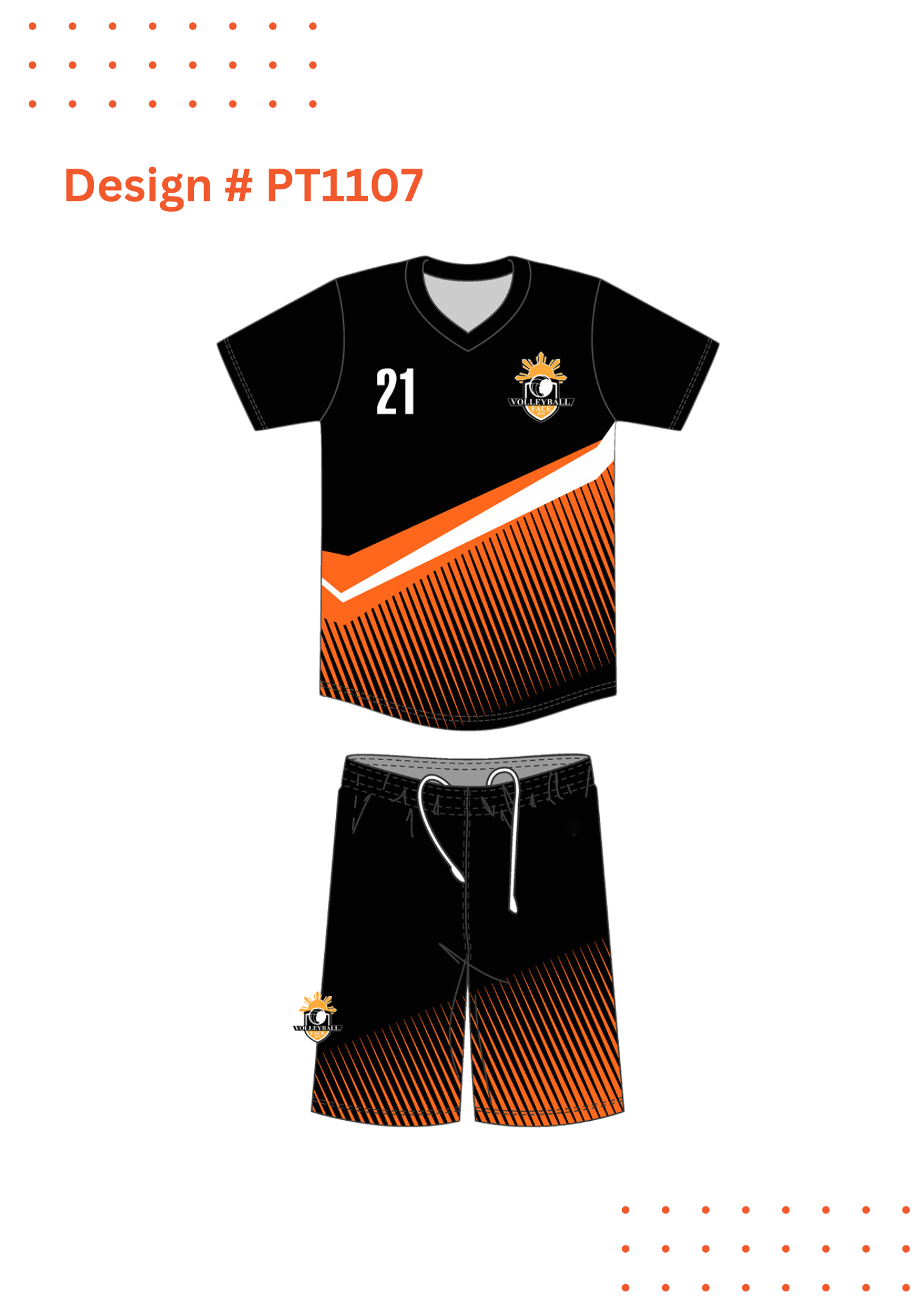 Custom Volleyball Uniform Mockups