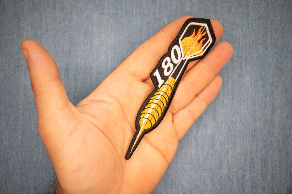 180 Dart Throw Embroidered Patch