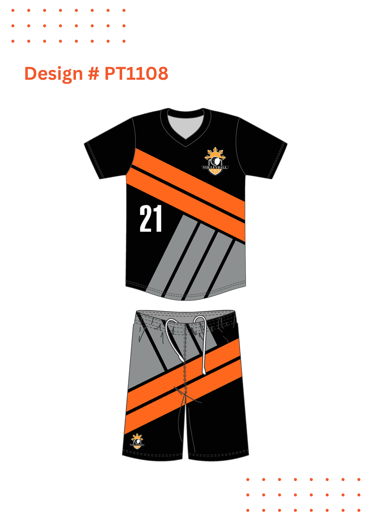 Custom Volleyball Uniform Mockups