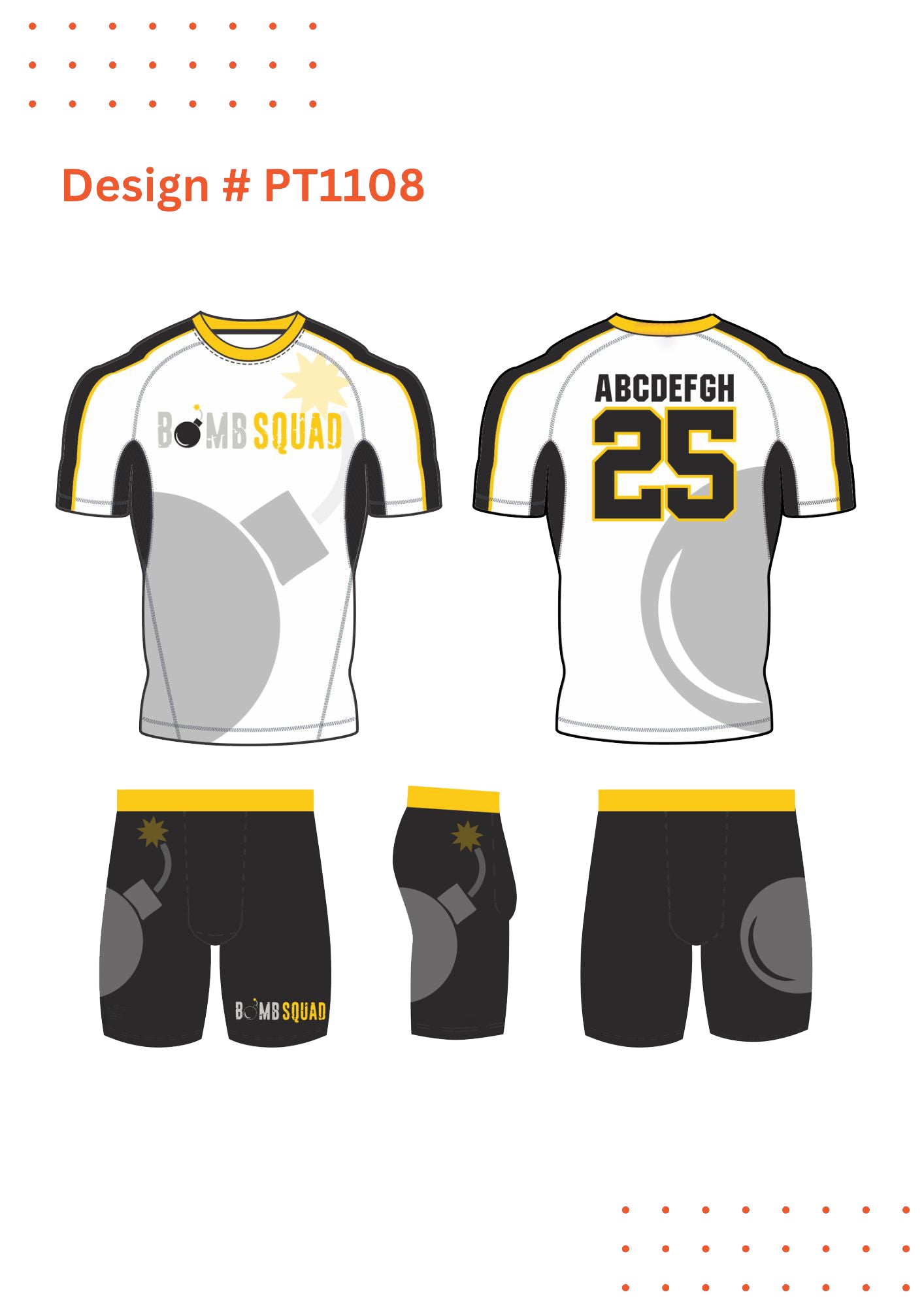 Custom Flag Football Jersey Mockups
