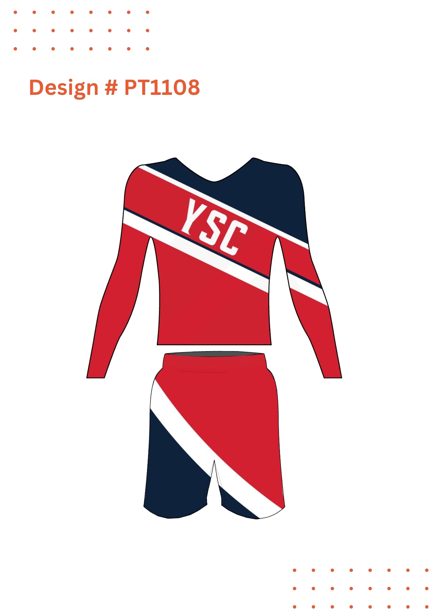 Custom Cheerleading Uniform Mockups