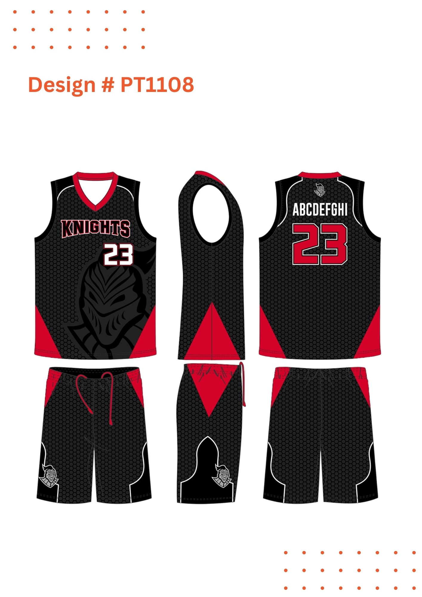 Custom Basketball Uniforms – Mockup Designs