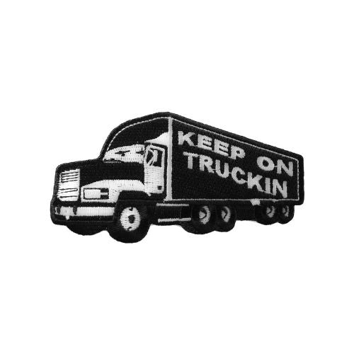 Keep on Trucking Retro Embroidered Patch product image 1
