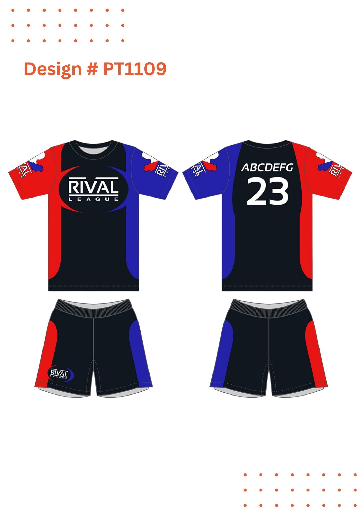 Custom Sublimated Soccer Uniform Mockups