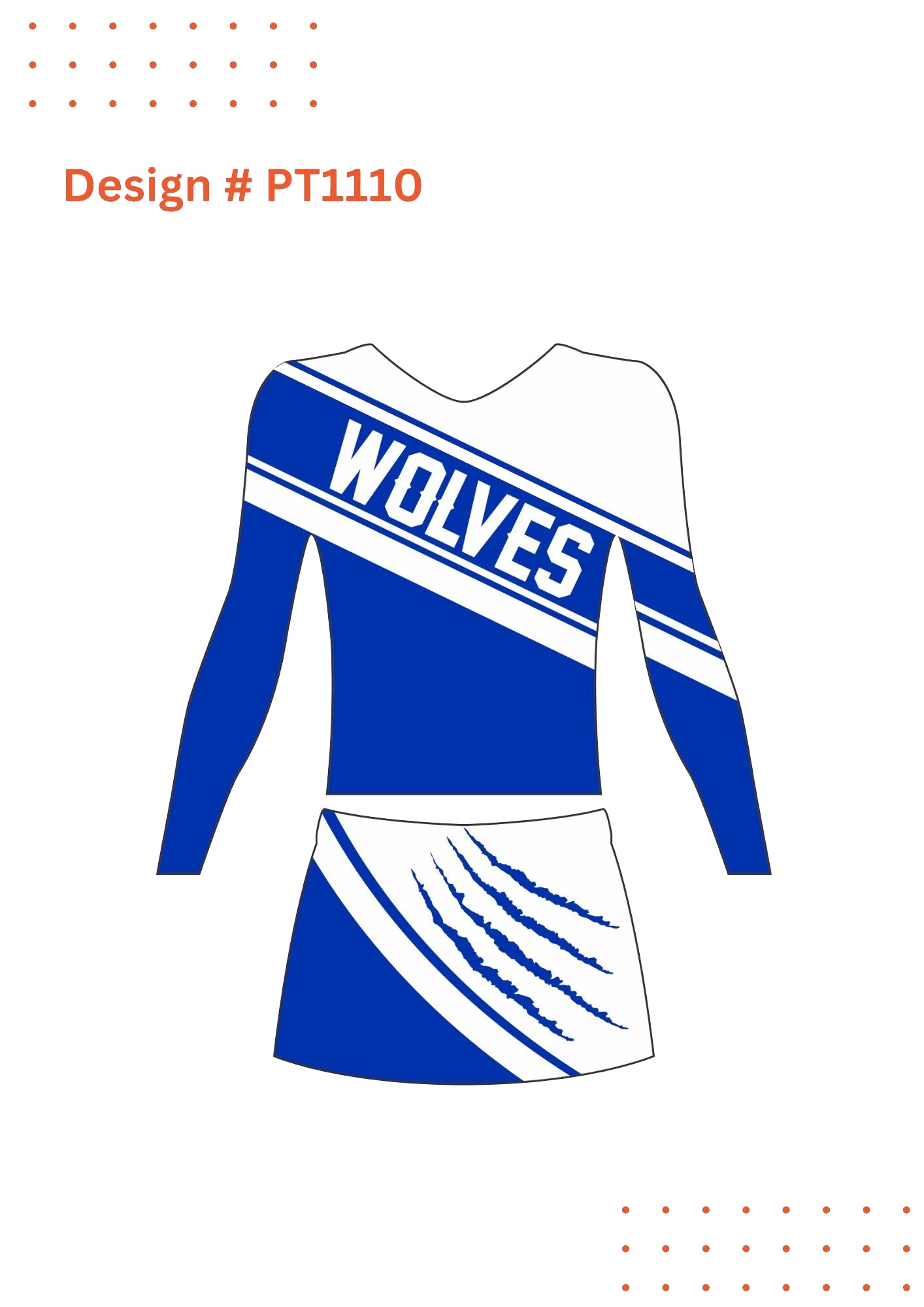 Custom Cheerleading Uniform Mockups