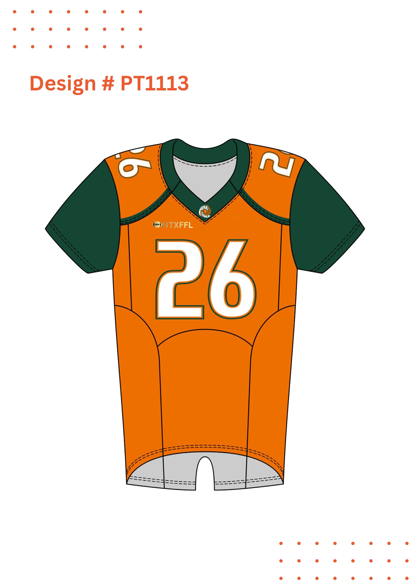 Custom Flag Football Jersey Mockups