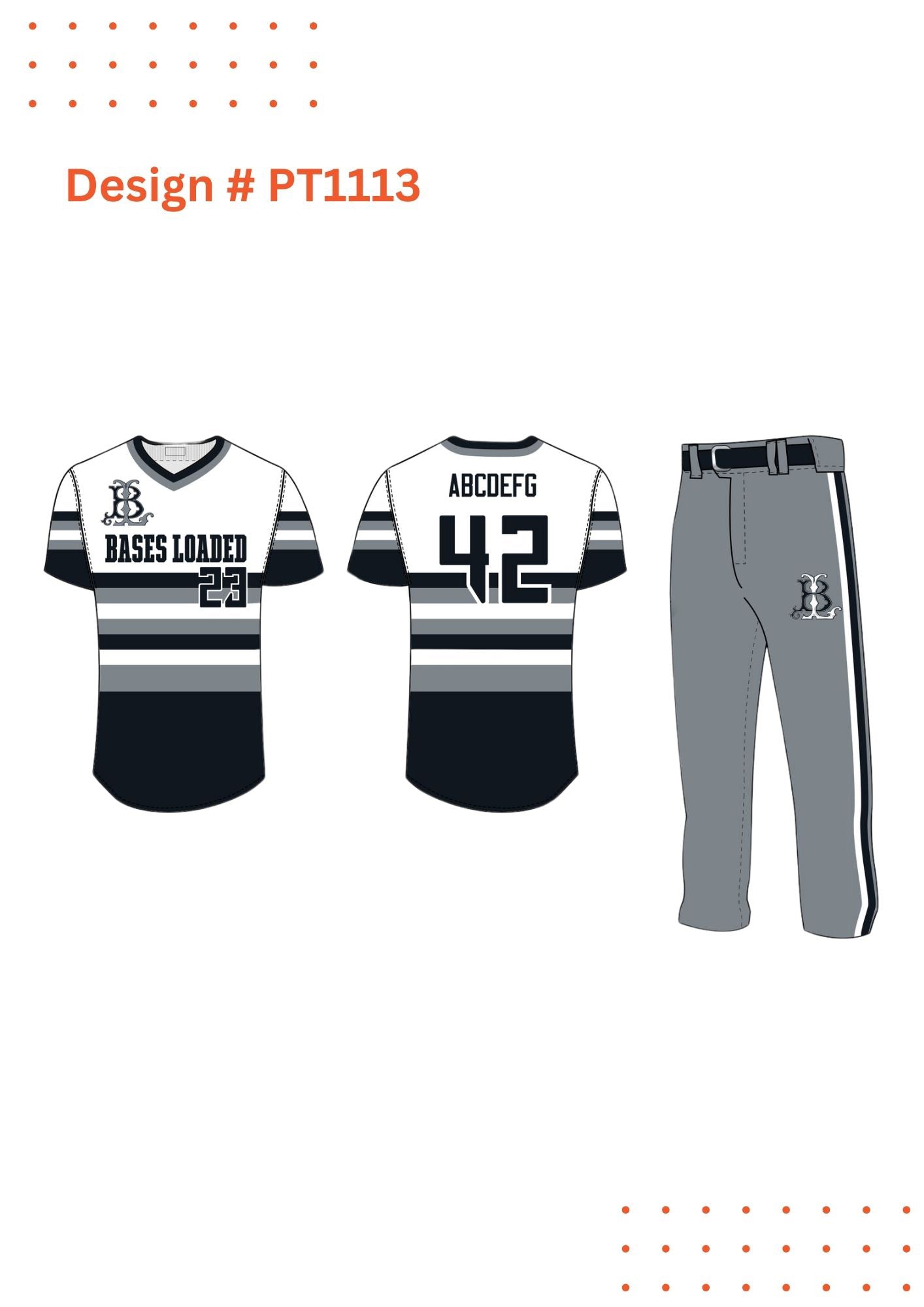 Custom Baseball Kit Design Mockup – Fully Customizable