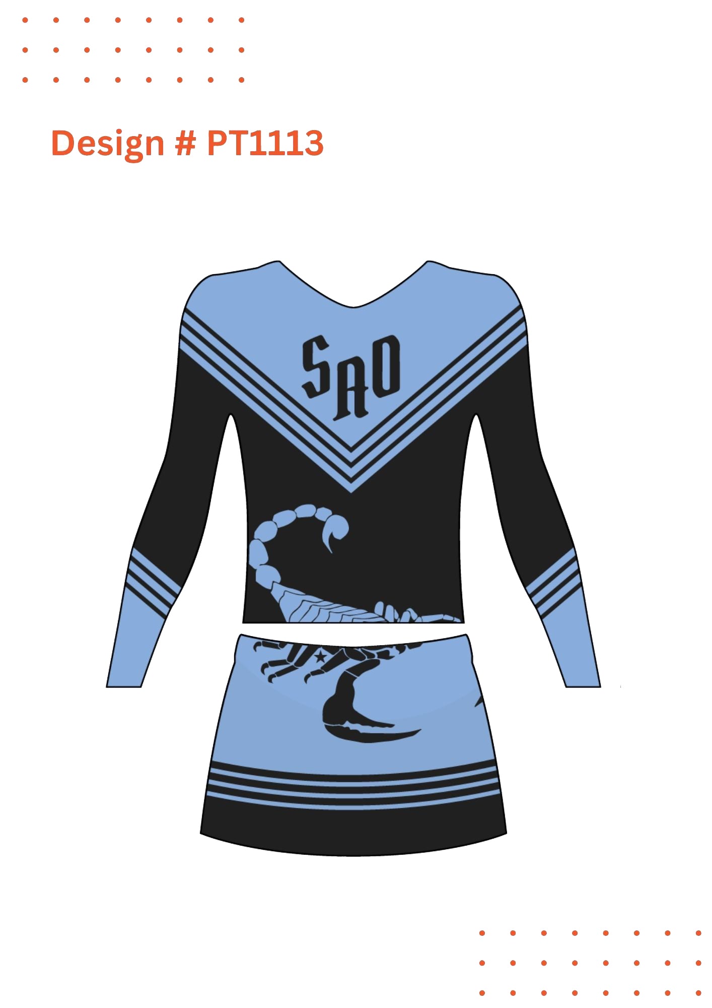 Custom Cheerleading Uniform Mockups