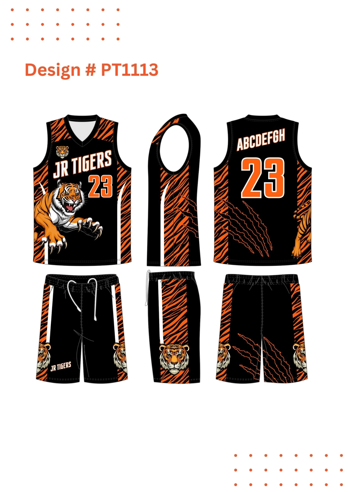 Custom Basketball Uniforms – Mockup Designs