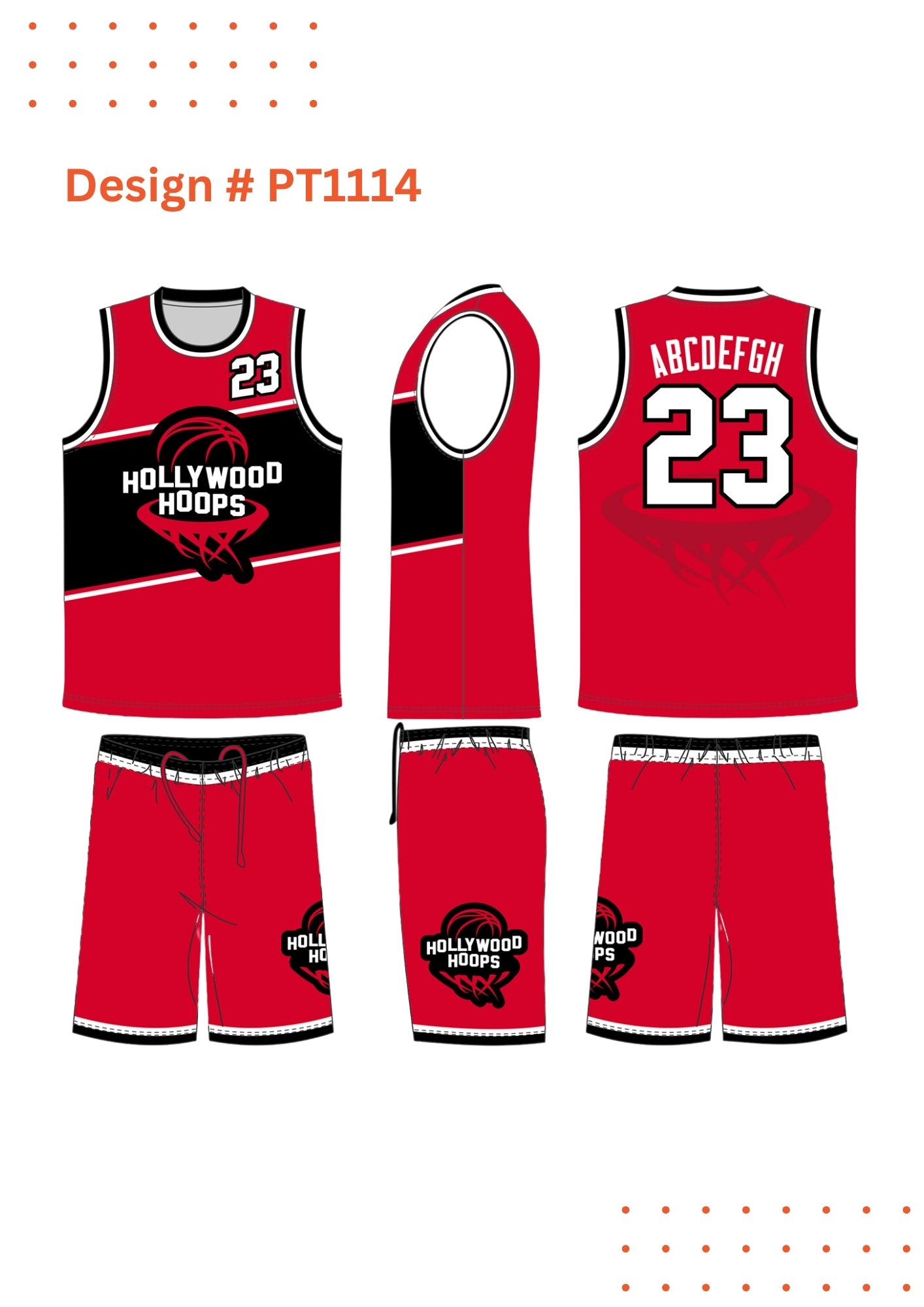 Custom Basketball Uniforms – Mockup Designs