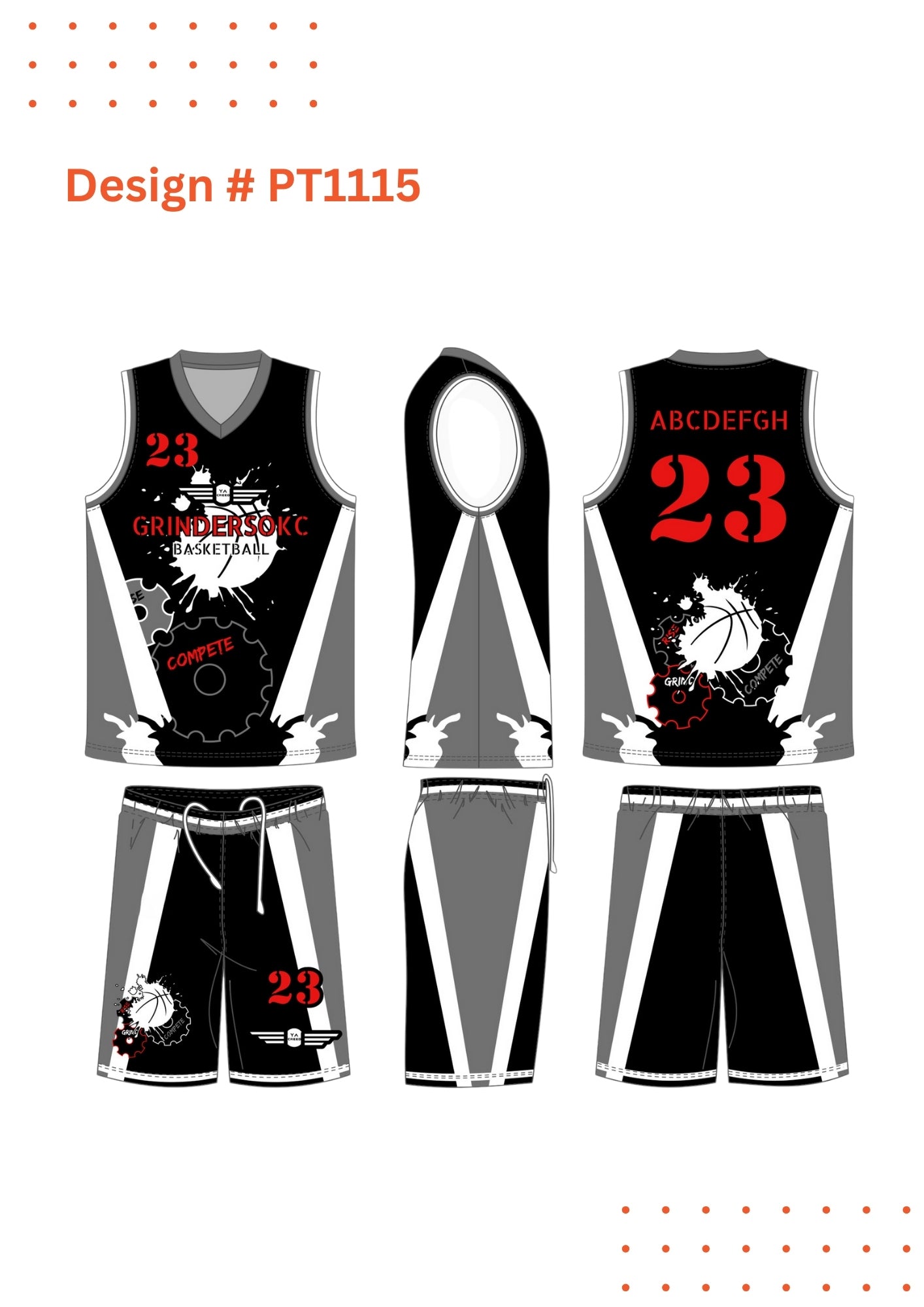 Custom Basketball Uniforms – Mockup Designs