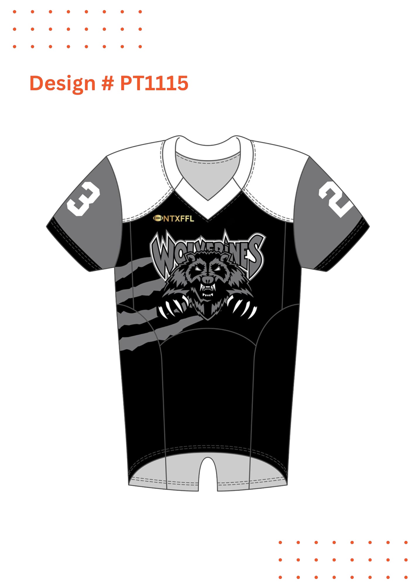 Custom Flag Football Jersey Mockups
