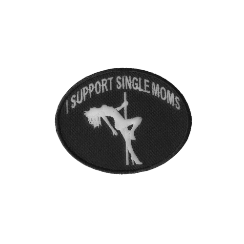 Support Single Moms Biker Embroidered Patch product image 1