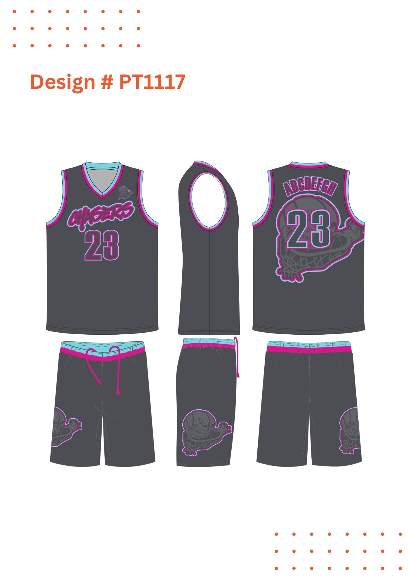Custom Basketball Uniforms – Mockup Designs