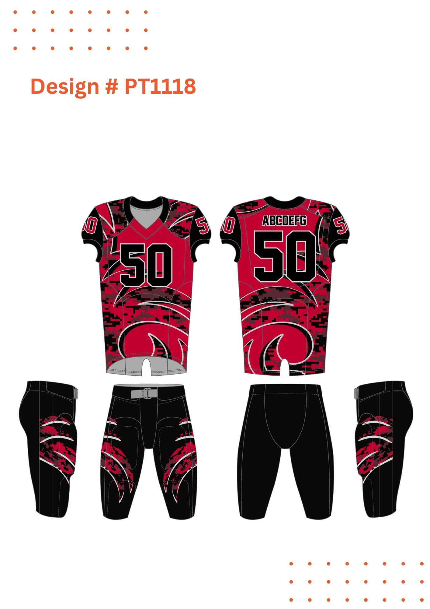 Custom Football Uniform Mockups