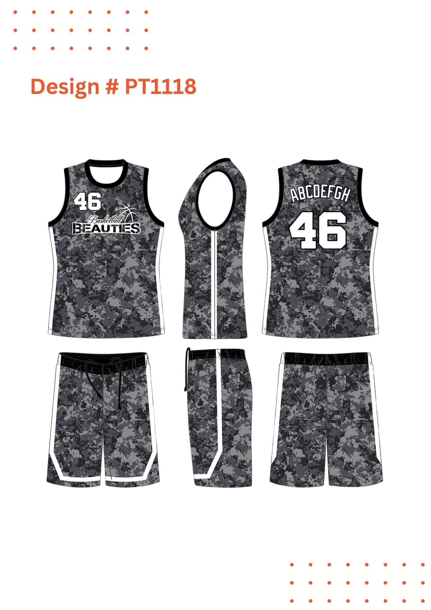 Custom Basketball Uniforms – Mockup Designs
