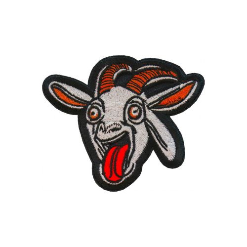 Goat Embroidered Patch front product view