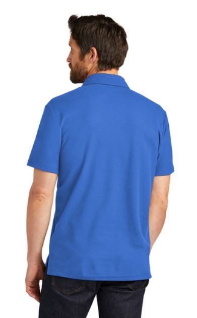 Cotton Blend Pique Pocket Polo