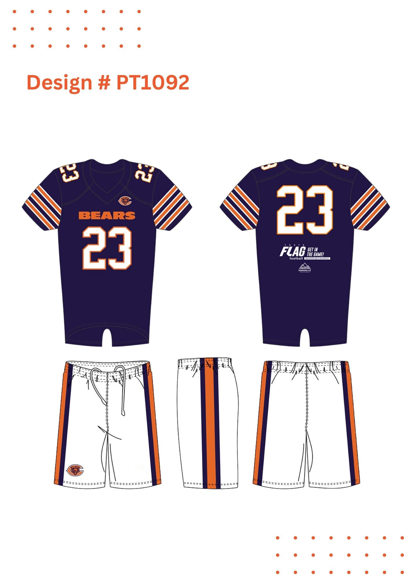 Custom Football Uniform Mockups