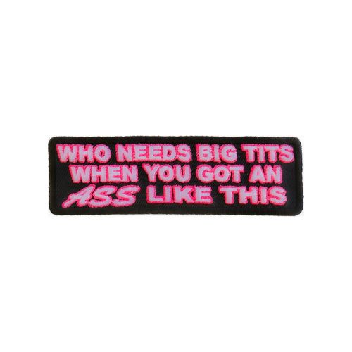 Who Needs the Front Biker Embroidered Patch product image 1