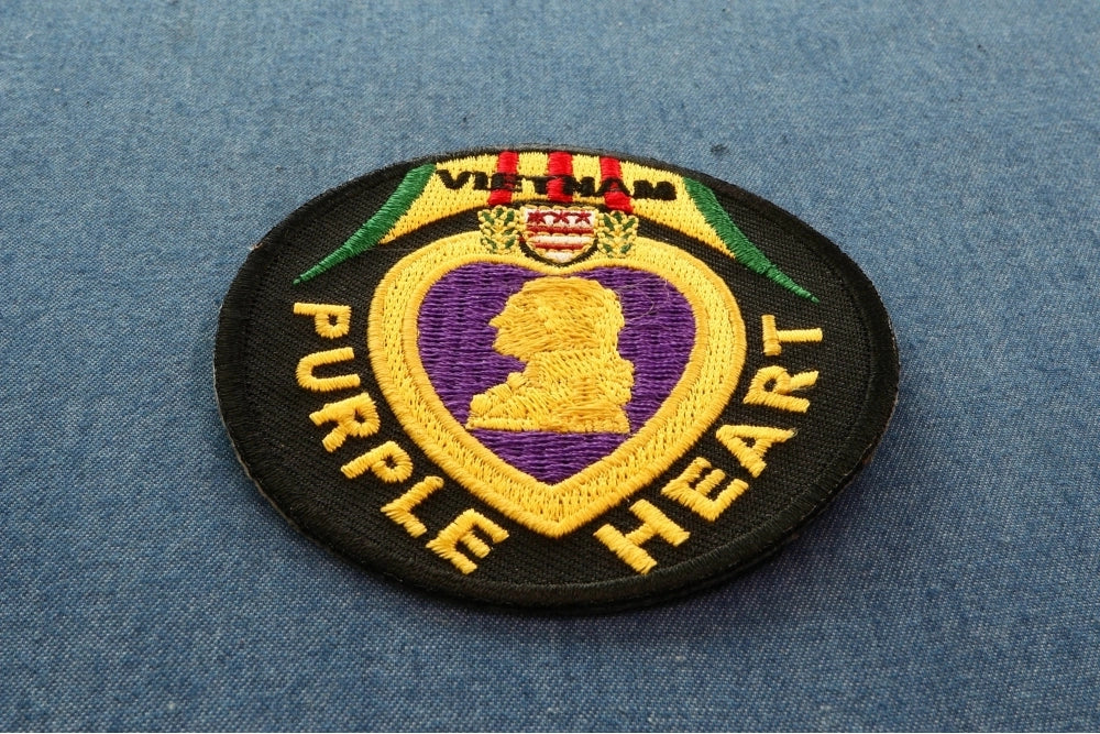 Vietnam Purple Heart Embroidered Patch