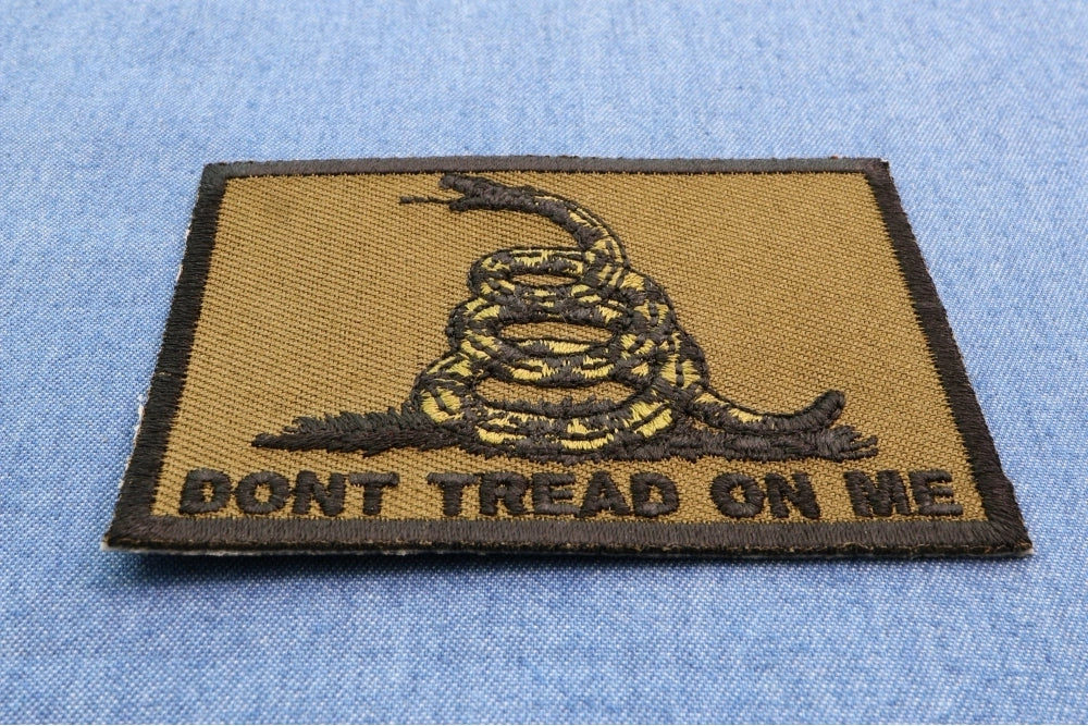 Don't Tread On Me Gadsden Flag Patch ( 3 x 2.25 inches )