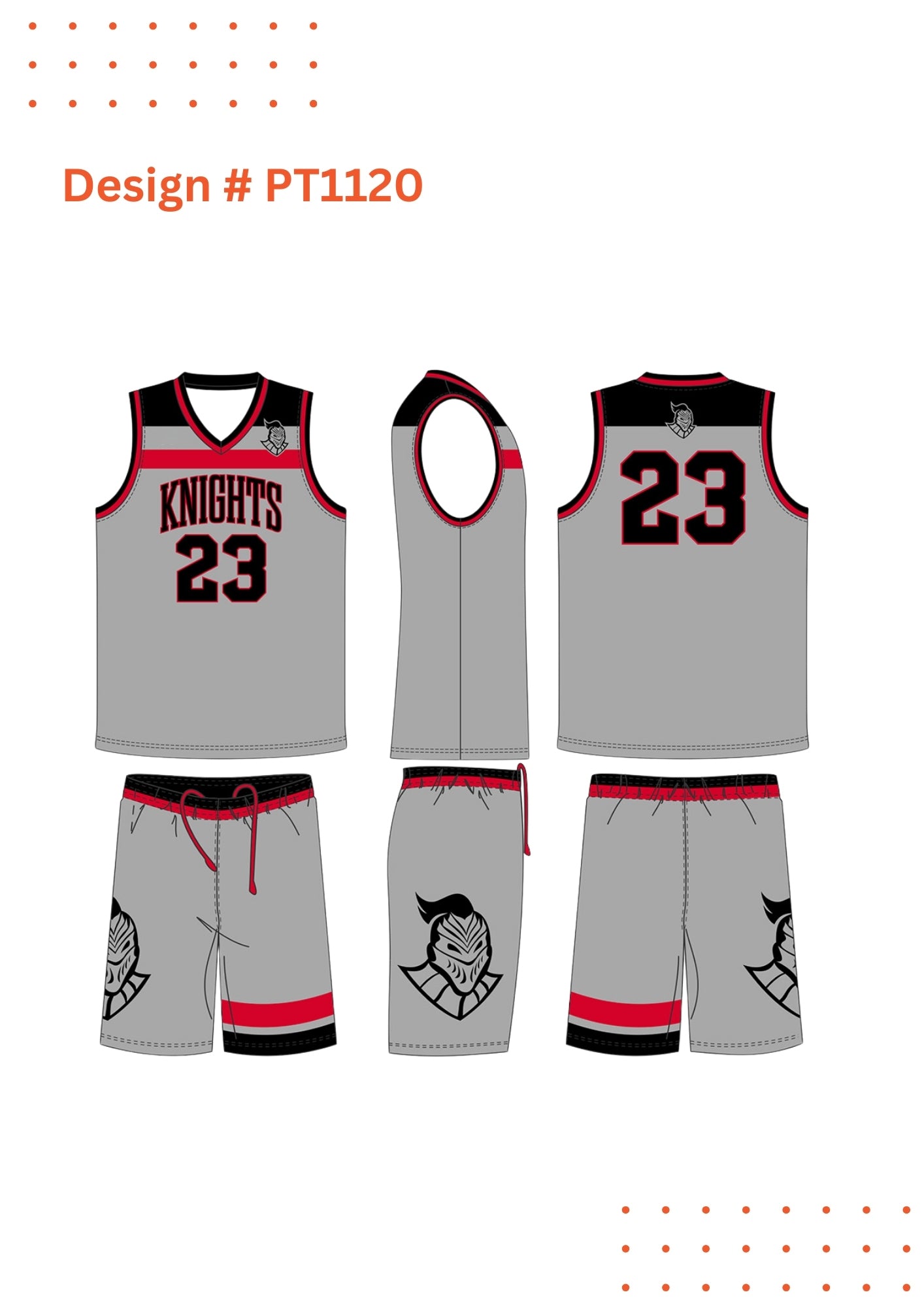 Custom Basketball Uniforms – Mockup Designs