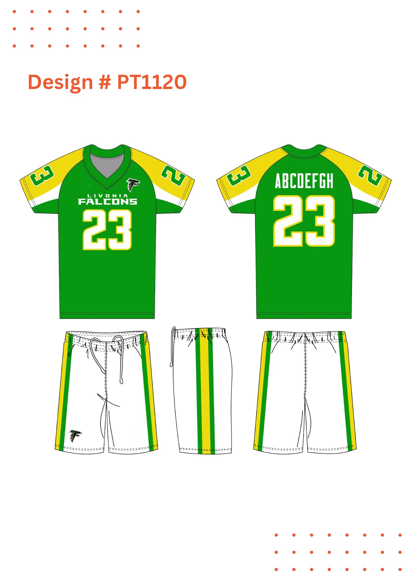 Custom Flag Football Jersey Mockups