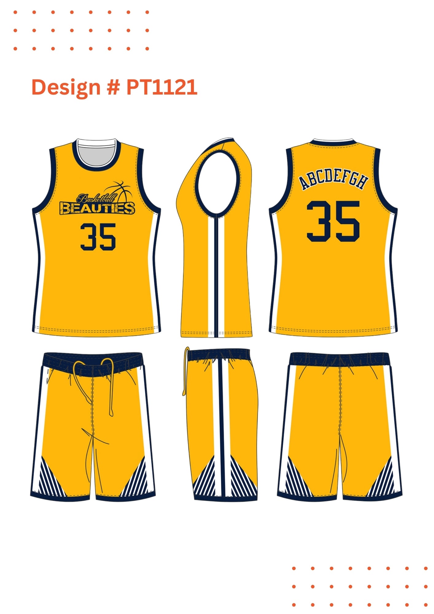 Custom Basketball Uniforms – Mockup Designs