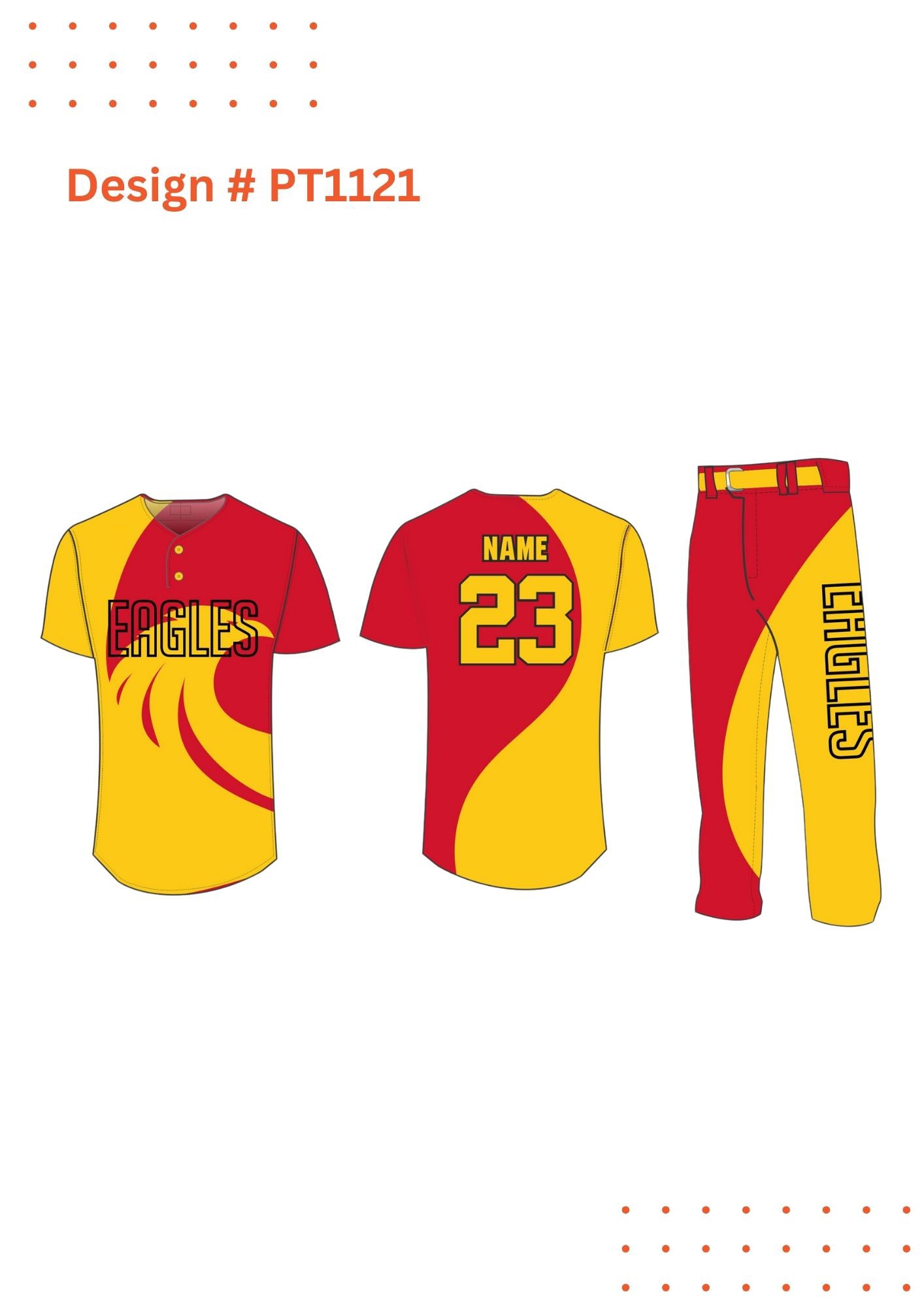 Custom Baseball Kit Design Mockup – Fully Customizable