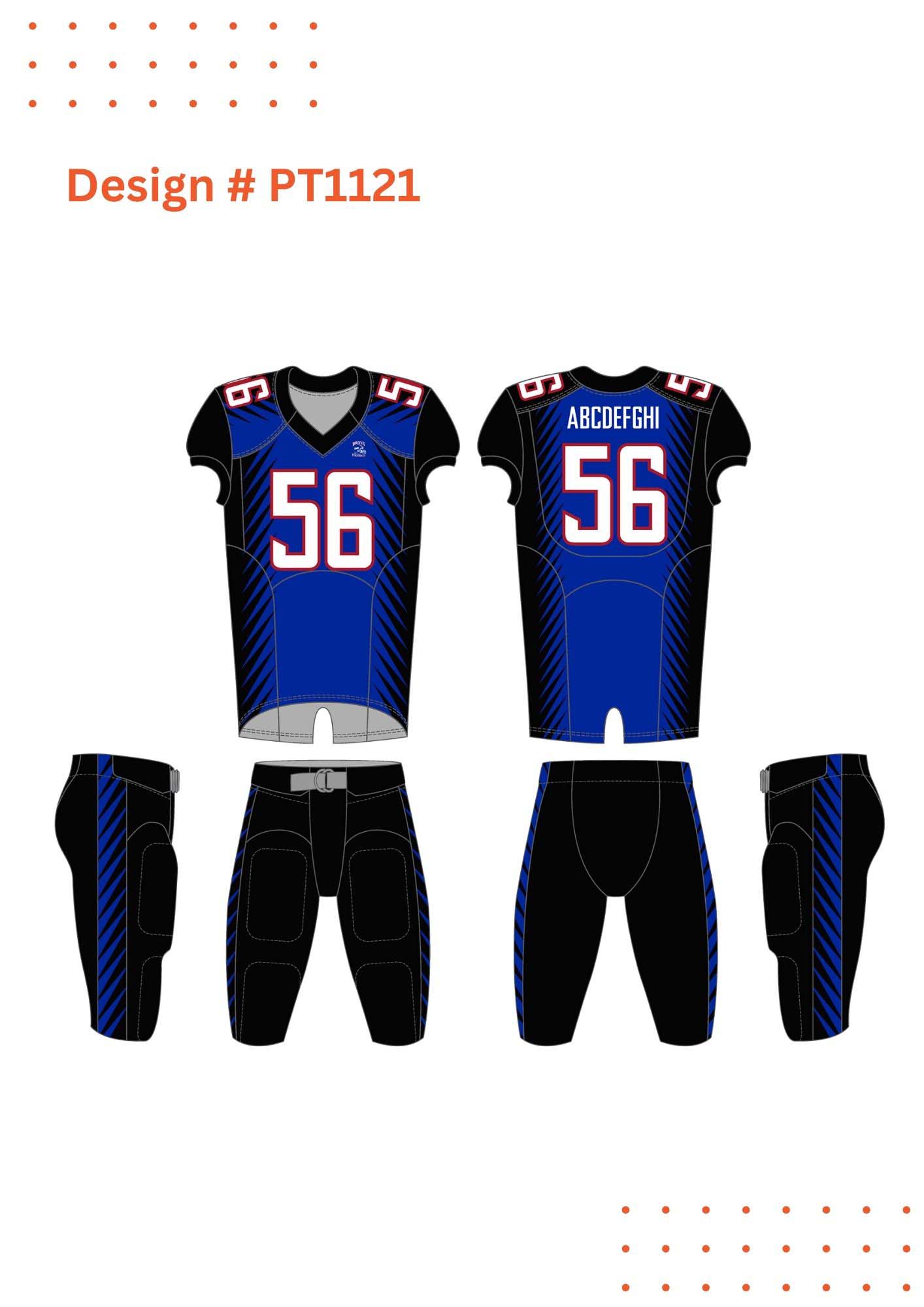 Custom Football Uniform Mockups