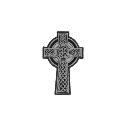 Celtic Cross Small Embroidered Patch product image 1