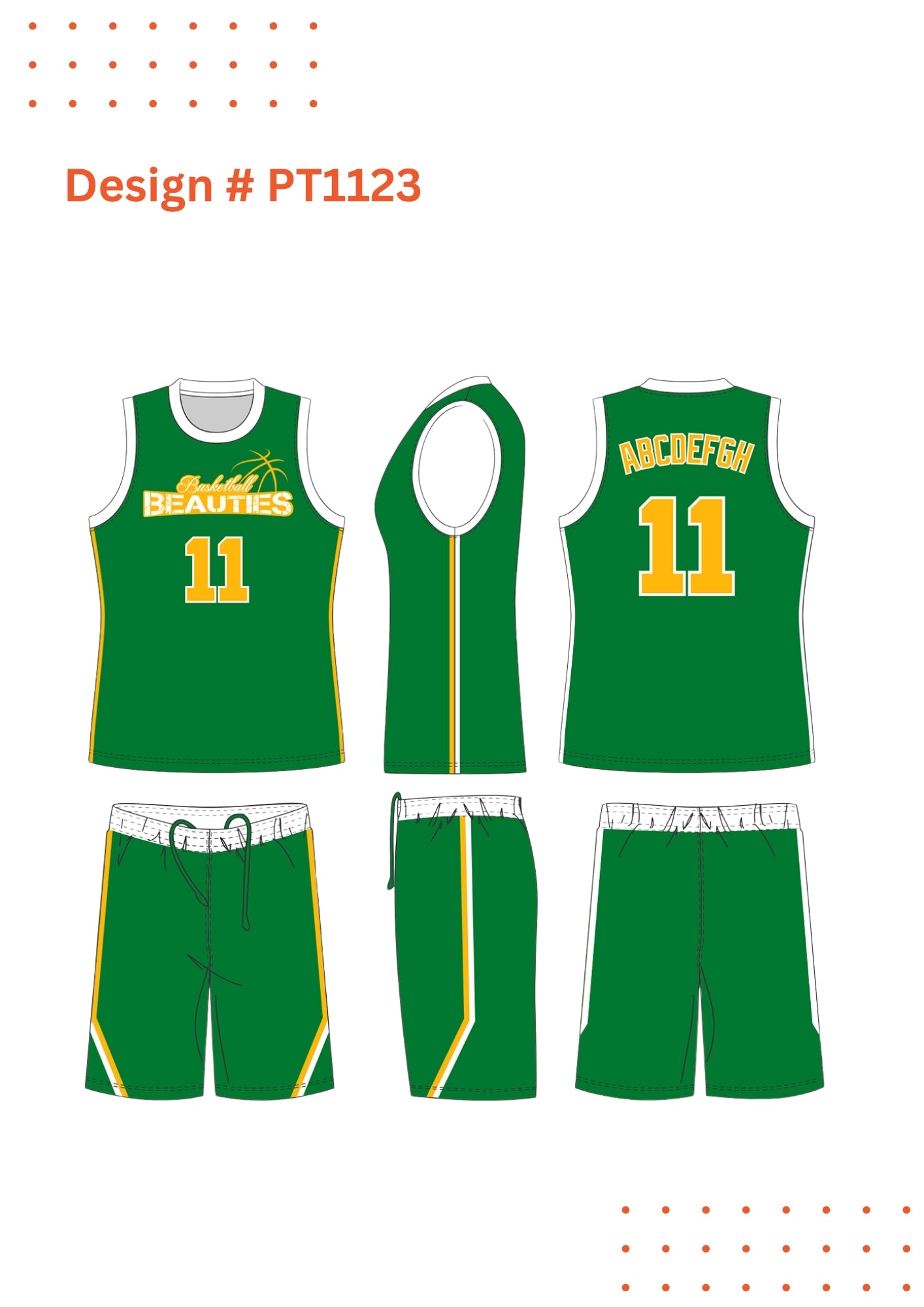Custom Basketball Uniforms – Mockup Designs