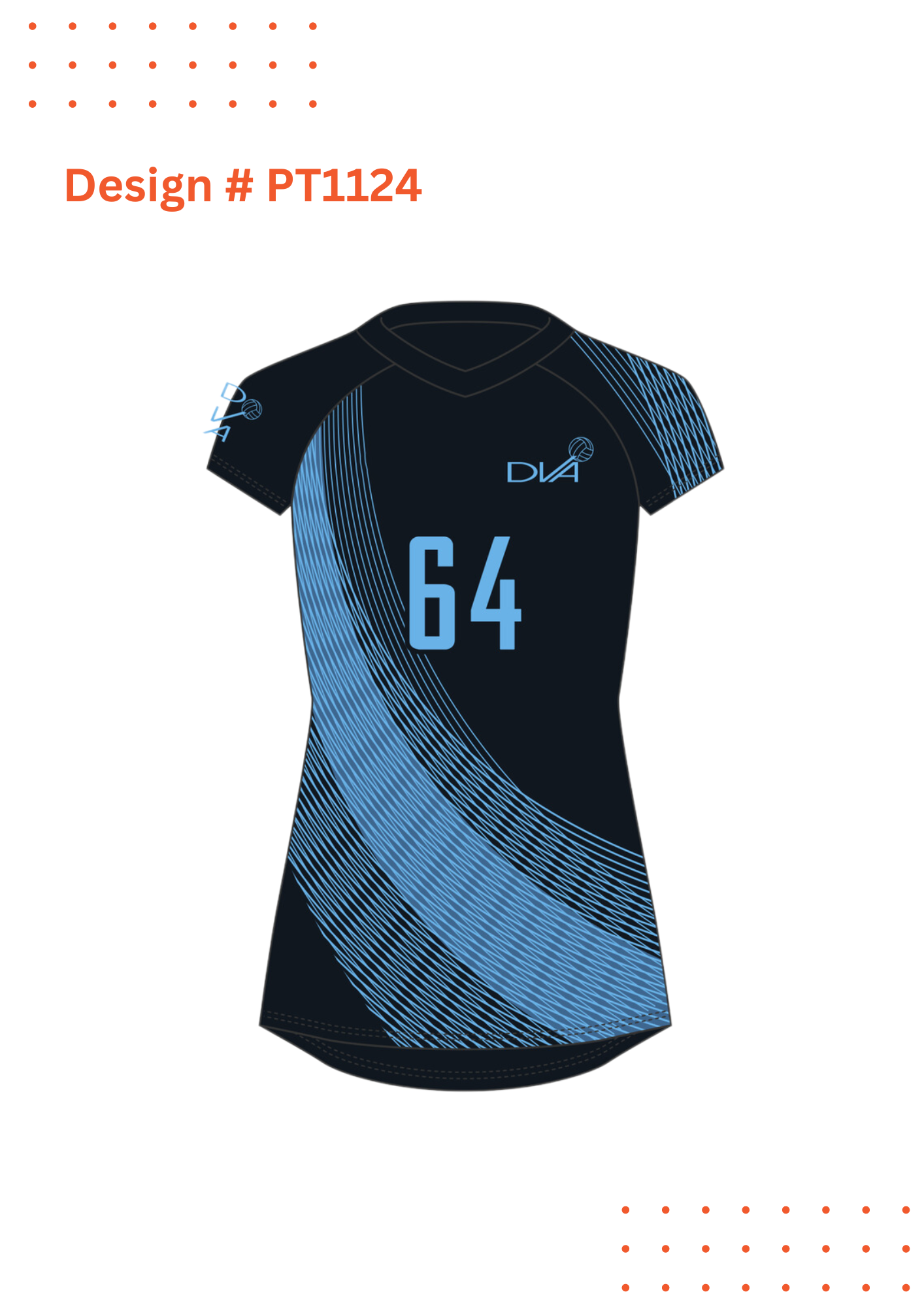 Custom Volleyball Uniform Mockups